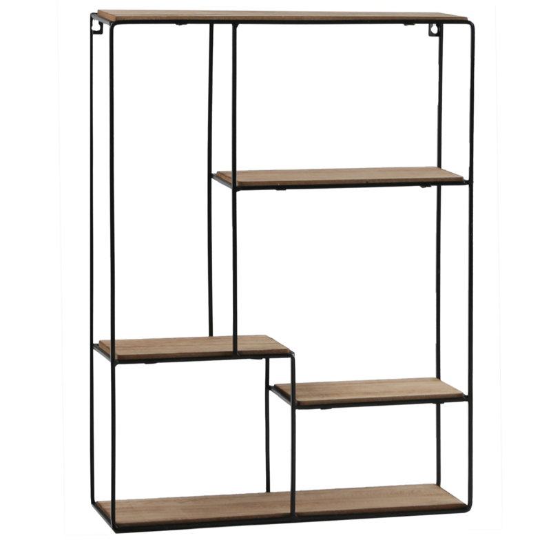 17 Stories Martindale 4 Tier Wooden Wall Shelf Wayfair
